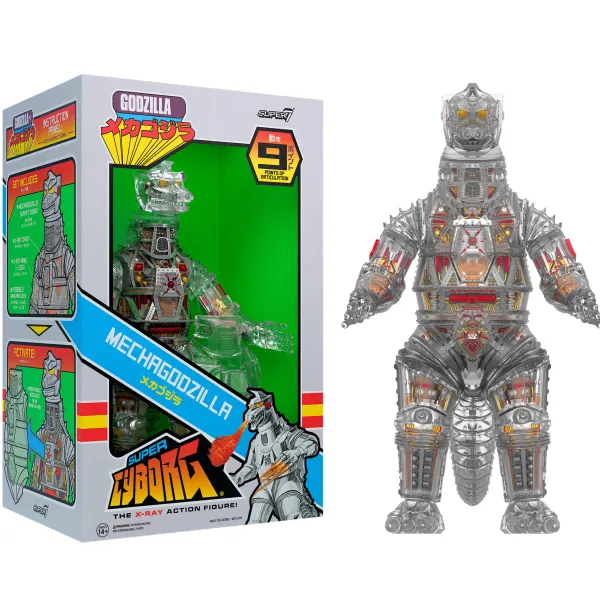 Super7 Godzilla^Toho Super Cyborg Wave 01 - Mechagodzilla (Clear)