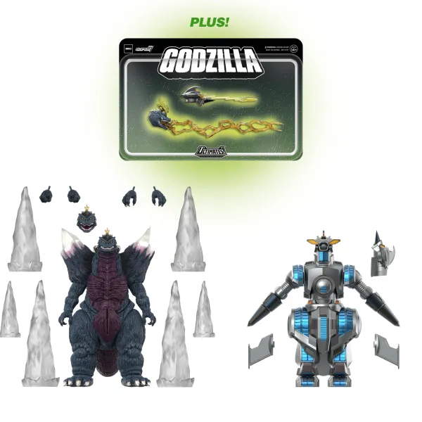 Super7 Godzilla^Toho Ultimates! Wave 4 - Spacegodzilla & M.O.G.U.E.R.A.