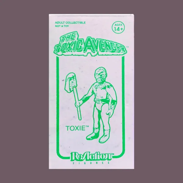 Super7 Toxic Avenger & Toxic Crusaders^Toxic Avenger Reaction Figure - Translucent Green Slime In Box