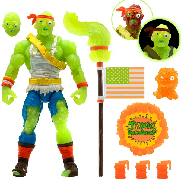 Super7 Toxic Avenger & Toxic Crusaders^Toxic Crusader Ultimates! Figure - Radioactive Red Rage
