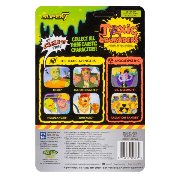 Super7 Toxic Avenger & Toxic Crusaders^Toxic Crusaders Reaction Figure - Toxie