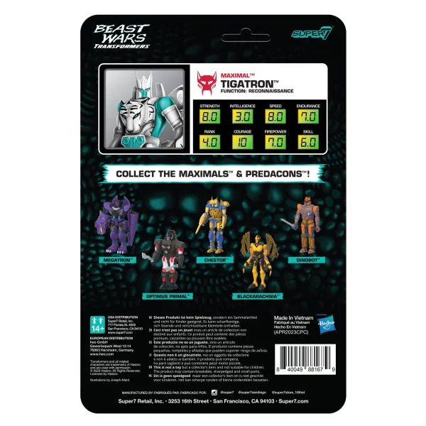 Super7 Transformers^Transformers Reaction - Tigatron