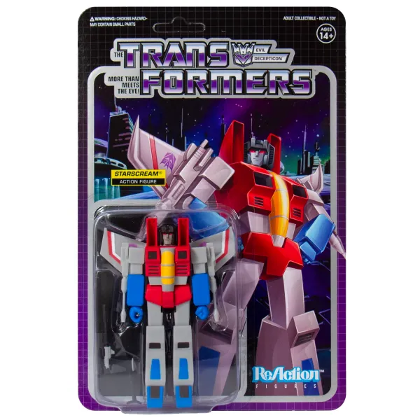 Super7 Transformers^Transformers Reaction Figure - Starscream