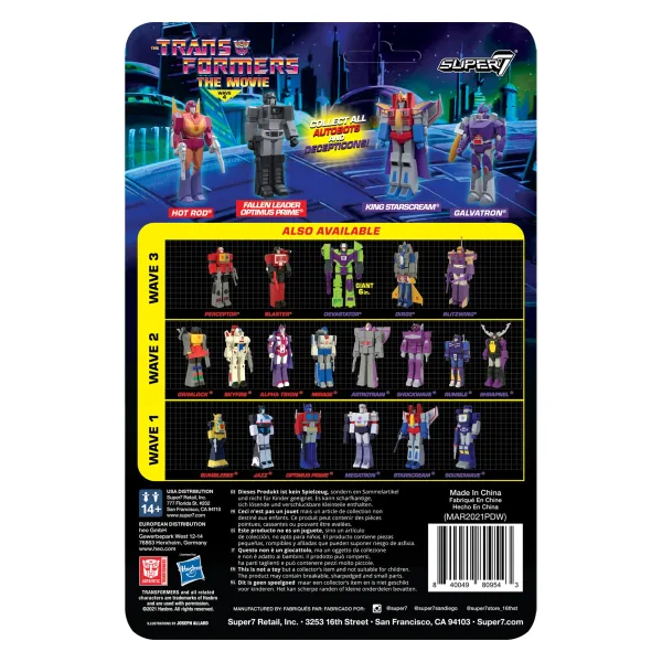 Super7 Transformers^Transformers Reaction Figure Wave 4 - Fallen Leader Optimus Prime
