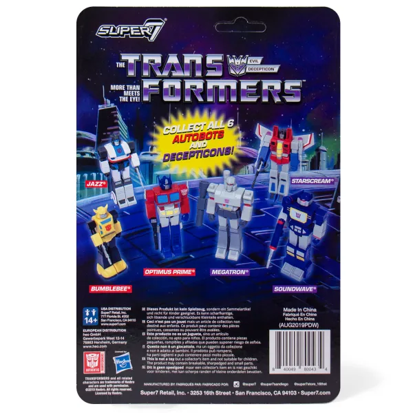 Super7 Transformers^Transformers Reaction Figure - Optimus Prime