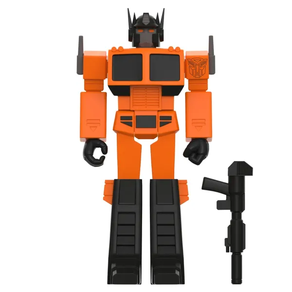 Super7 Transformers^Transformers Reaction Figure - Optimus Prime (Orange/Black)