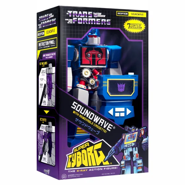 Super7 Transformers^Transformers Super Cyborg -Soundwave (G1 Full Color)