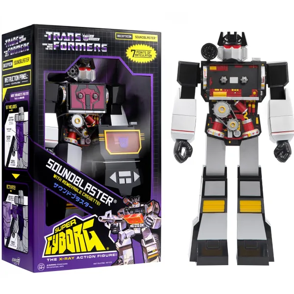 Super7 Transformers^Transformers Super Cyborg - Soundwave (Soundblaster)