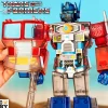 Super7 Transformers^Transformers Super Cyborg - Optimus Prime (Clear Red / Blue)