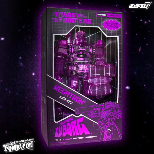 Super7 Transformers^Transformers Super Cyborg - Megatron (Purple Grid)