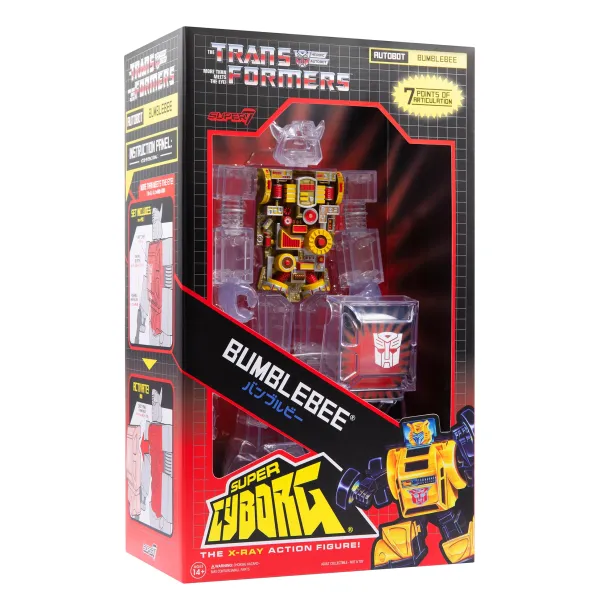 Super7 Transformers^Transformers Super Cyborg - Bumblebee (Clear)