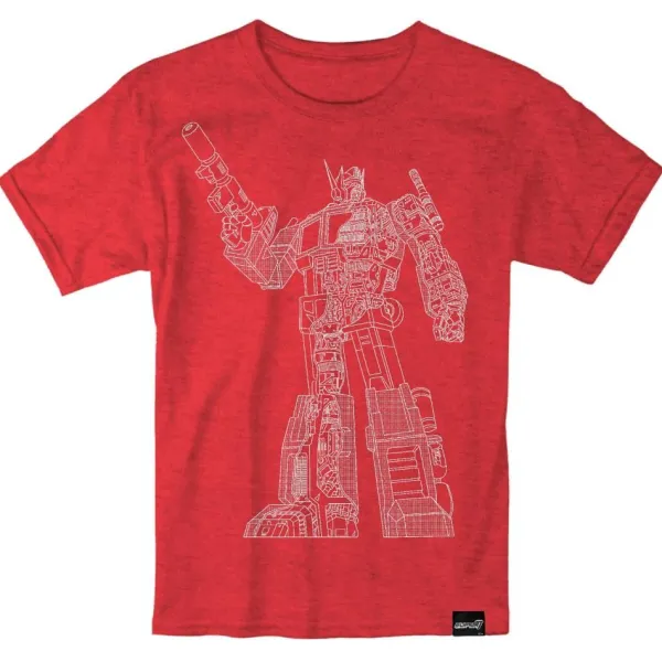Super7 Transformers^Transformers T-Shirt - Optimus Prime Cut Away