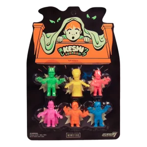 Super7 Universal Monsters^Universal Monsters Keshi 6-Pack - Wolf Man, Invisible Man, Dracula, Frankenstein, Bride, Mummy