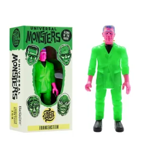 Super7 Universal Monsters^Universal Monsters Reaction Figure - Frankenstein (Glow-In-The-Dark Costume Colors)