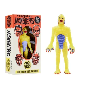 Super7 Universal Monsters^Universal Monsters Reaction Figure - Creature From The Black Lagoon (Glow-In-The-Dark Costume Colors)