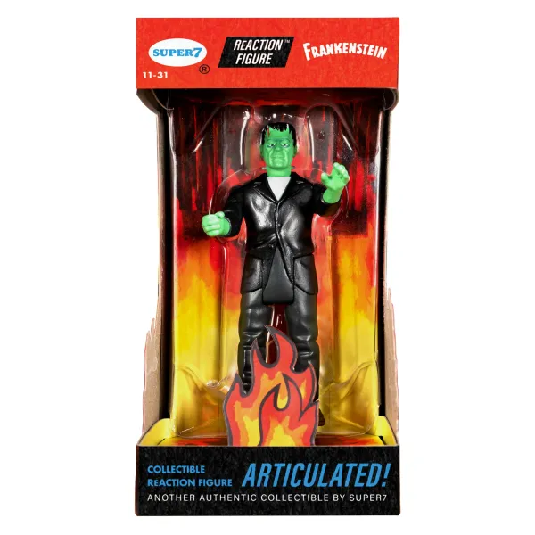 Super7 Universal Monsters^Universal Monsters Reaction - Frankenstein (Fire Box)