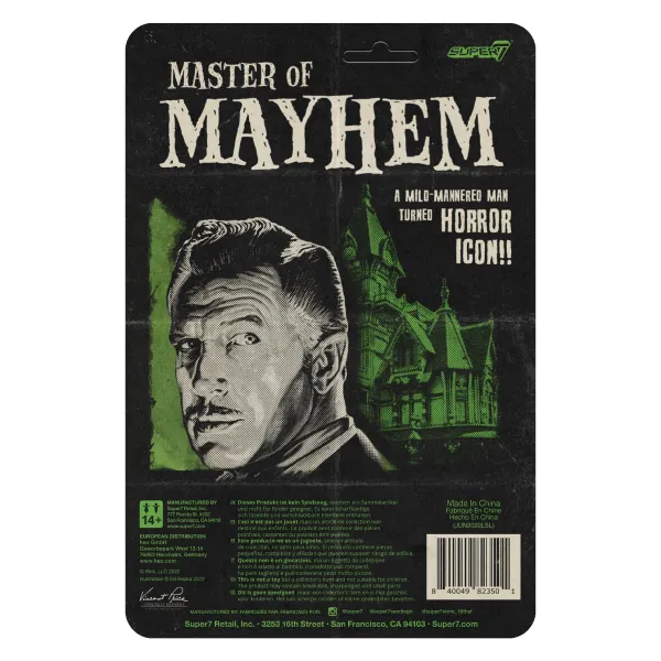 Super7 Vincent Price^Vincent Price Reaction Wave 1 - Vincent Price Ascot